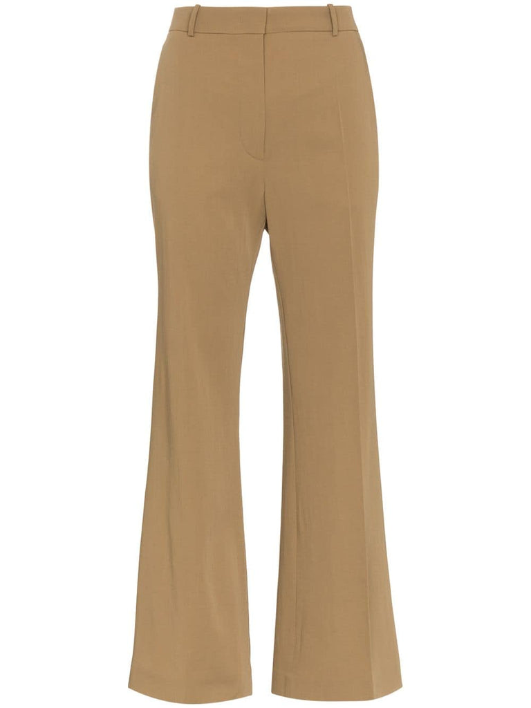 Rone wide-leg wool and cotton trousers