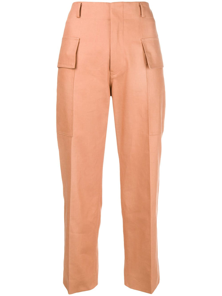 cargo cropped trousers