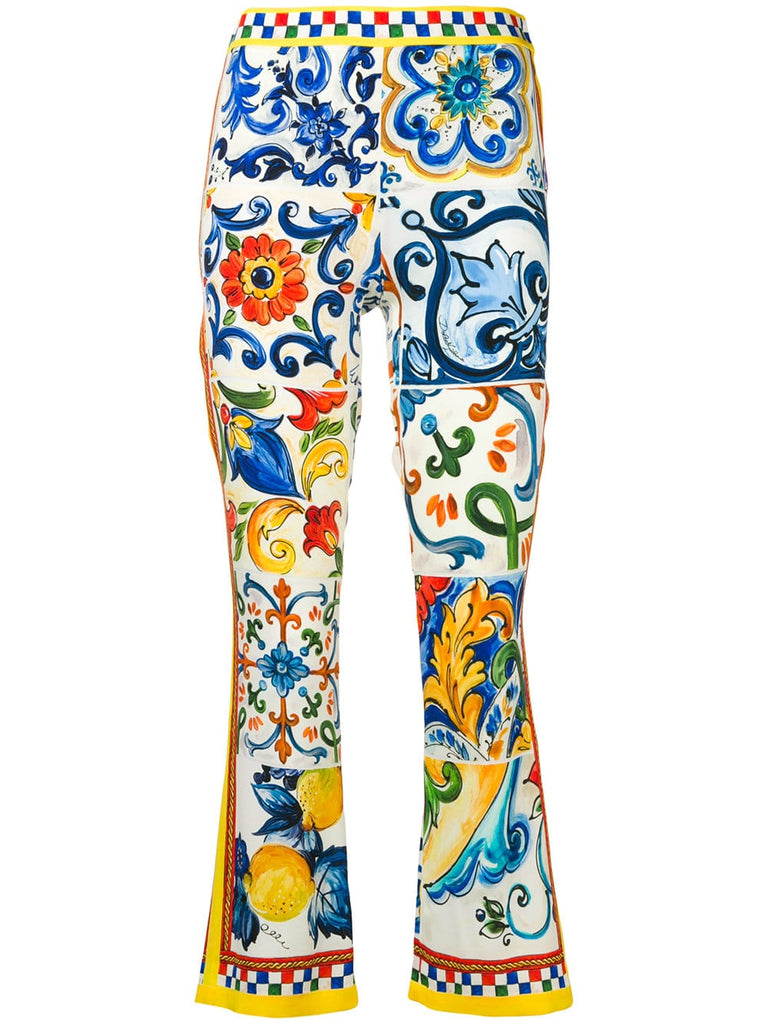 St Maioliche trousers