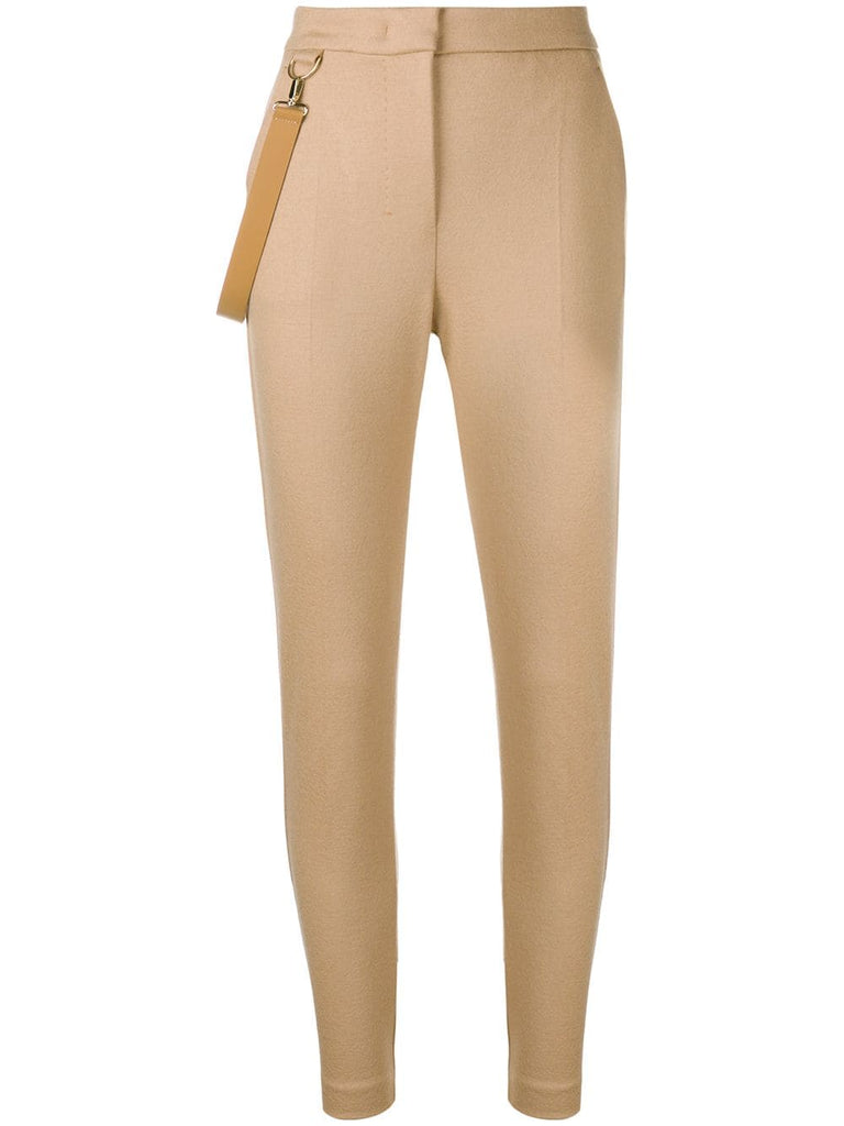 high-waist skinny trousers