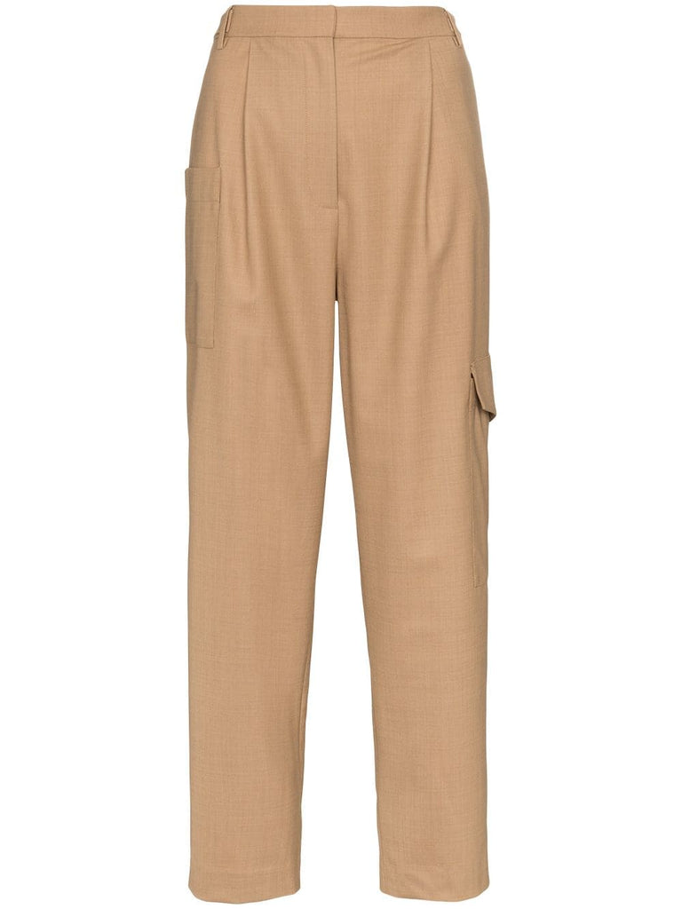 Tapered Straight Leg Trousers