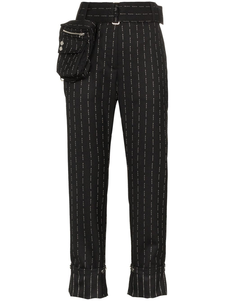 eliza pinstripe wool trousers