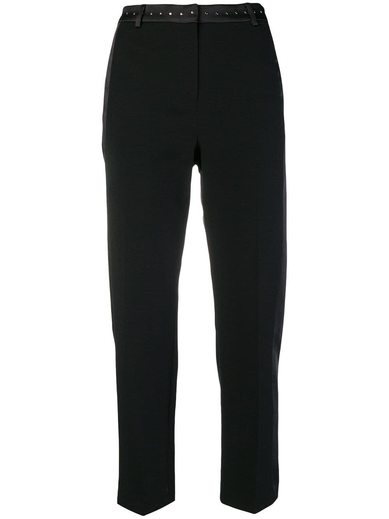 cropped tuxedo trousers