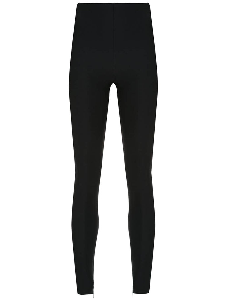 rear zip skinny trousers