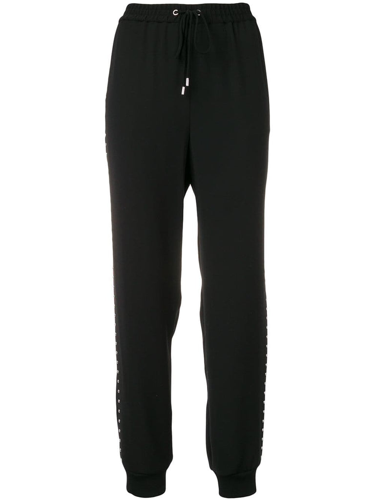 side studs track pants