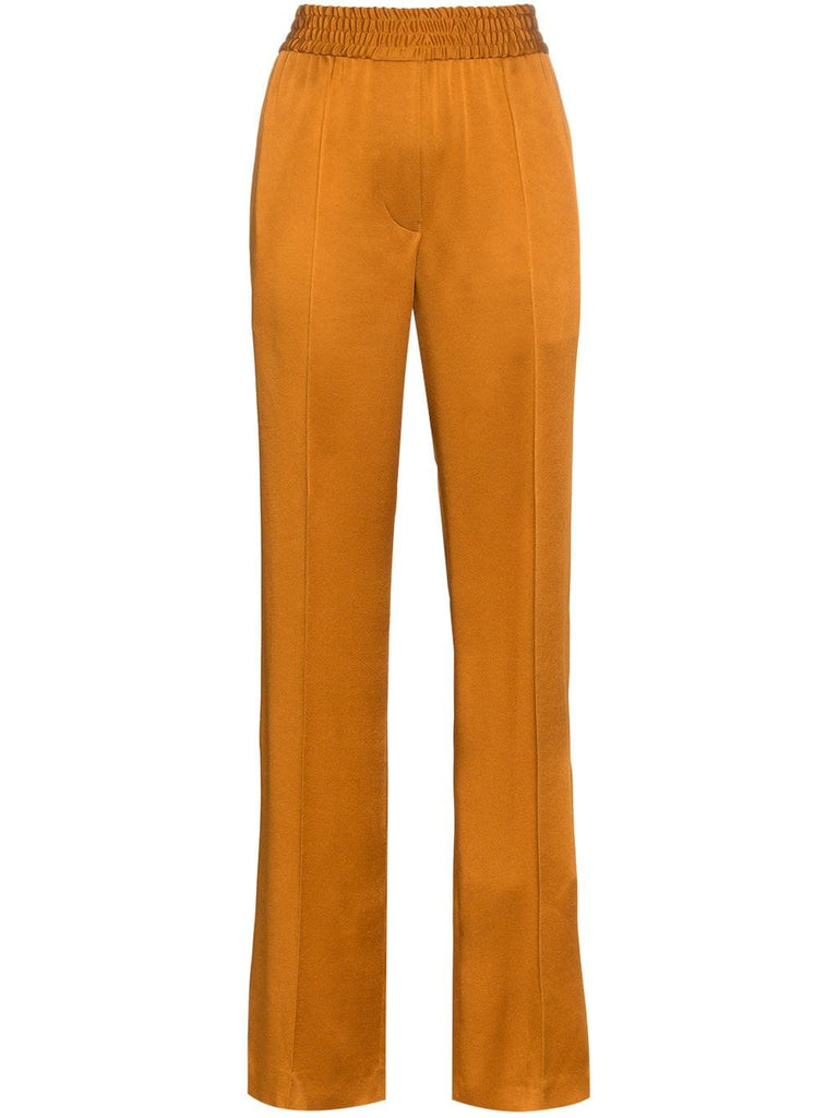 straight leg track trousers