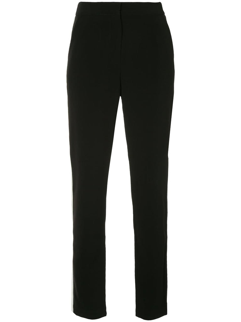 contrast side stripe trousers