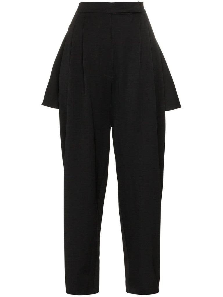 Elga high-waist cut-out detail wool trousers