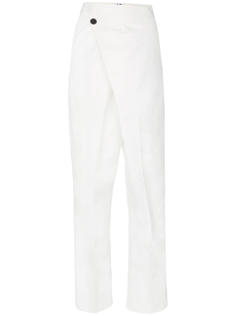 Wrap High-Waisted Trousers