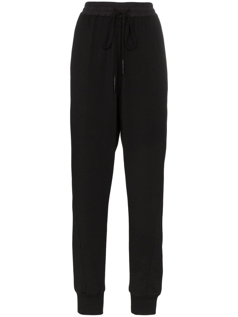 X Rude high-waisted drawstring trackpants