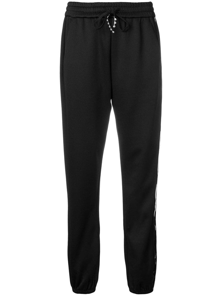 elastic waistband track pants