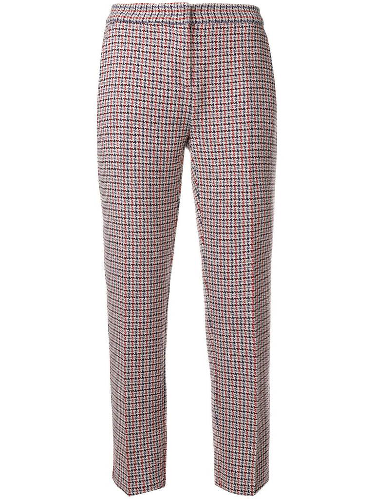 checked trousers