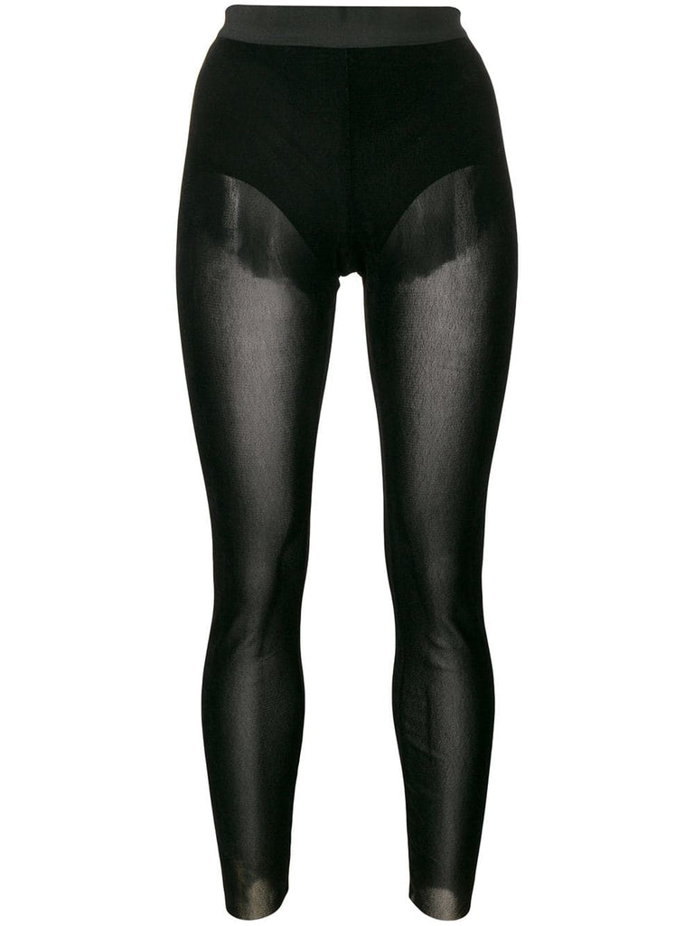 sheer briefed leggings