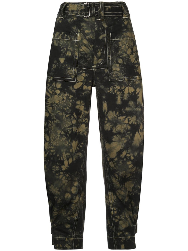 PSWL Bleach Dye Utility Pants