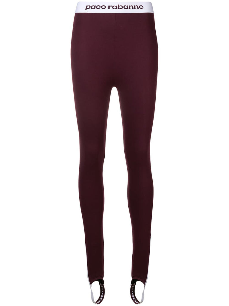 logo stirrup leggings