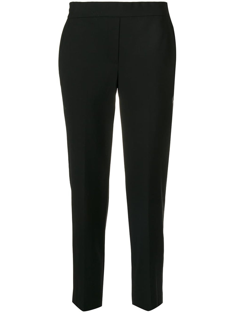 cropped tapered trousers