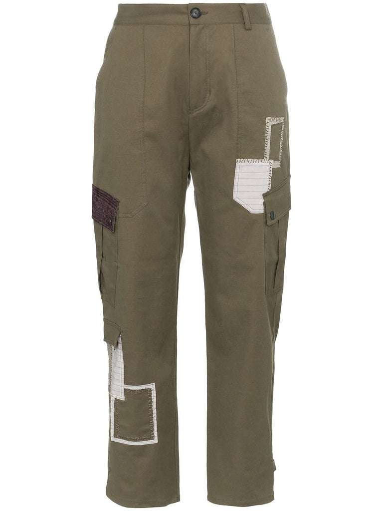 patchwork combat trousers