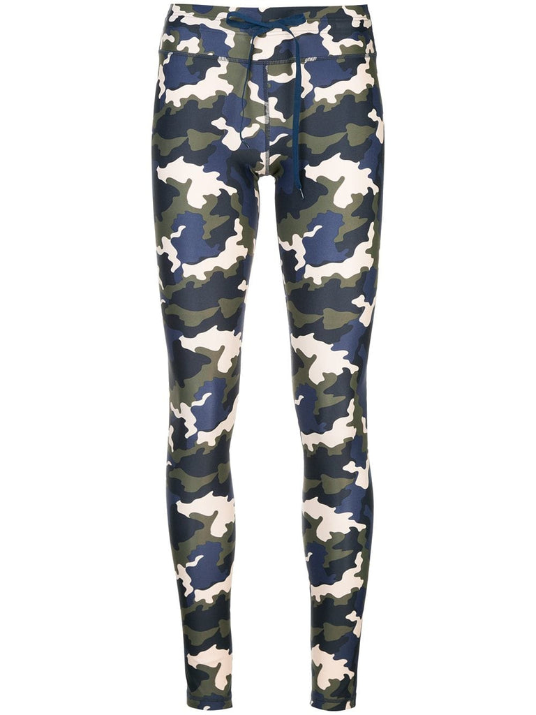 camouflage print leggings