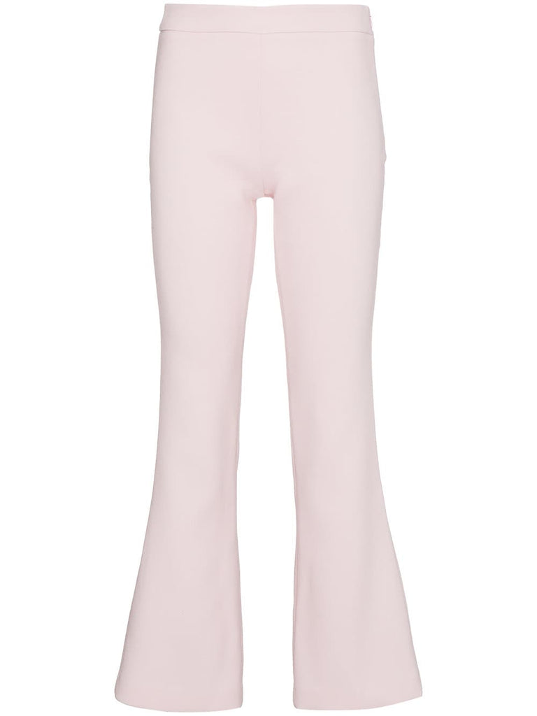 Cropped Kick Flare Trousers