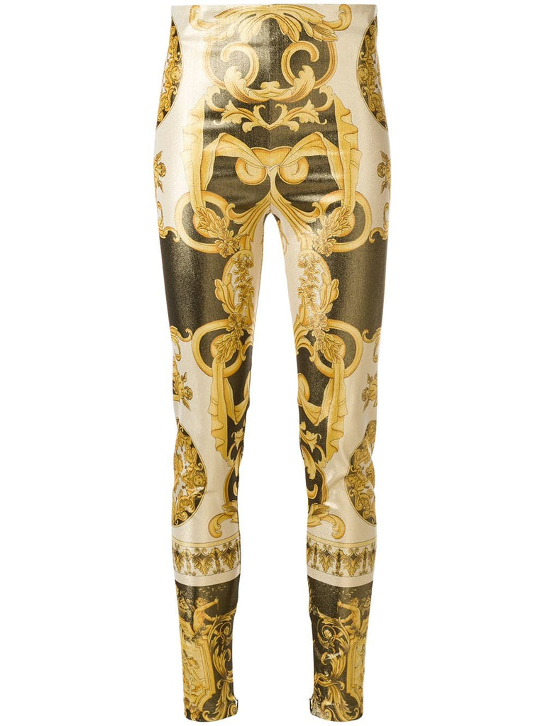 Baroque print trousers