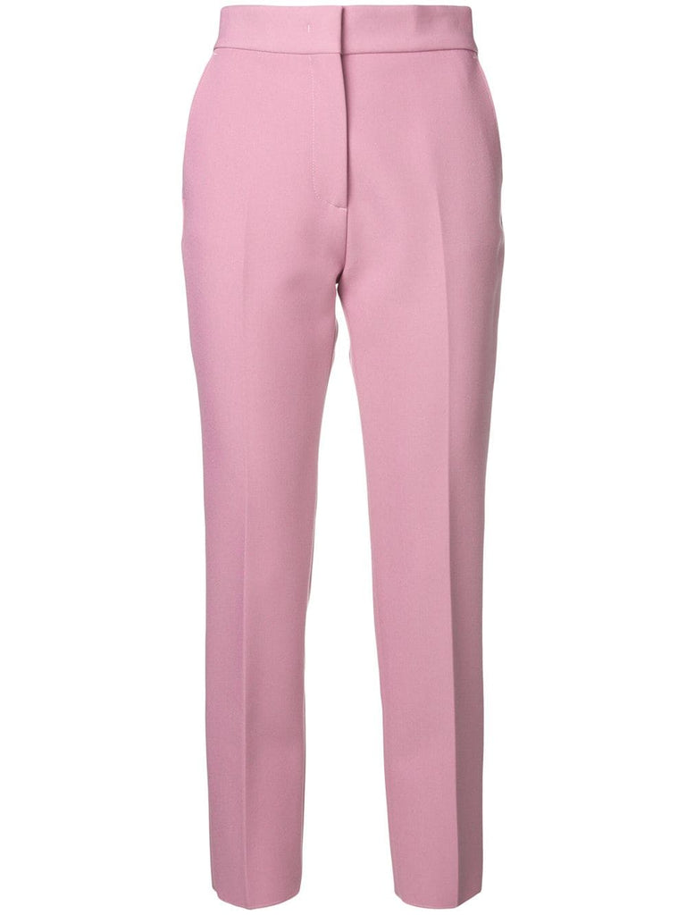 straight leg trousers