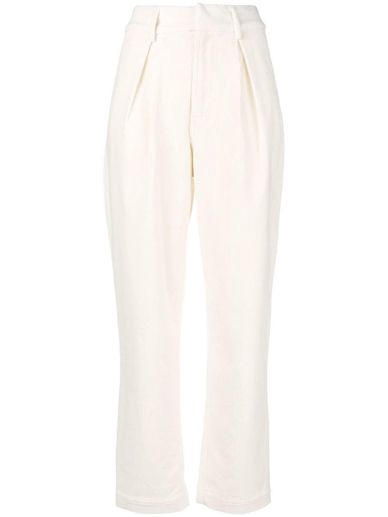 straight leg trousers