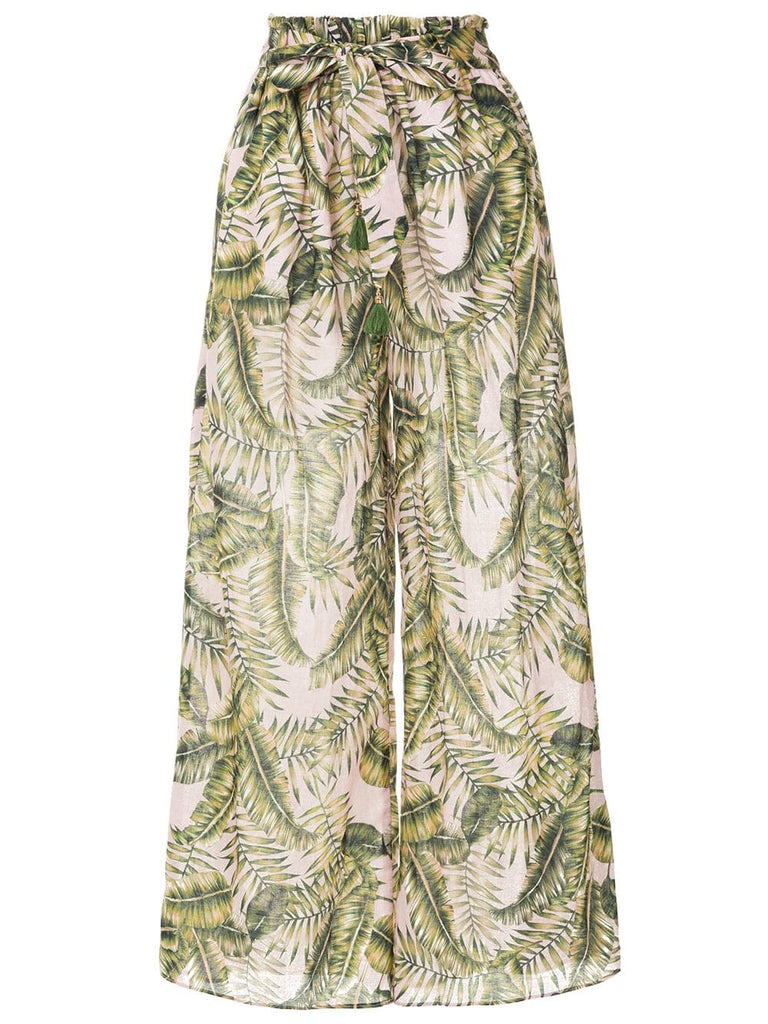 printed palazzo pants