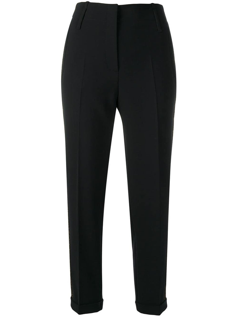 triple side stripes trousers