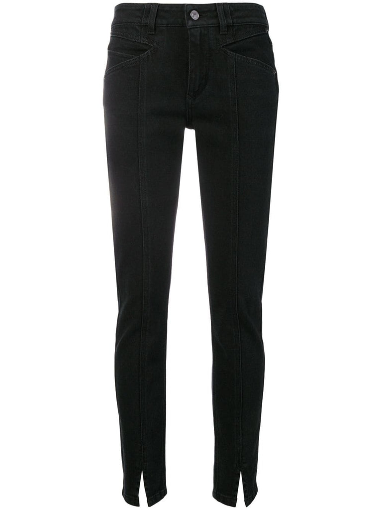 front slit trousers