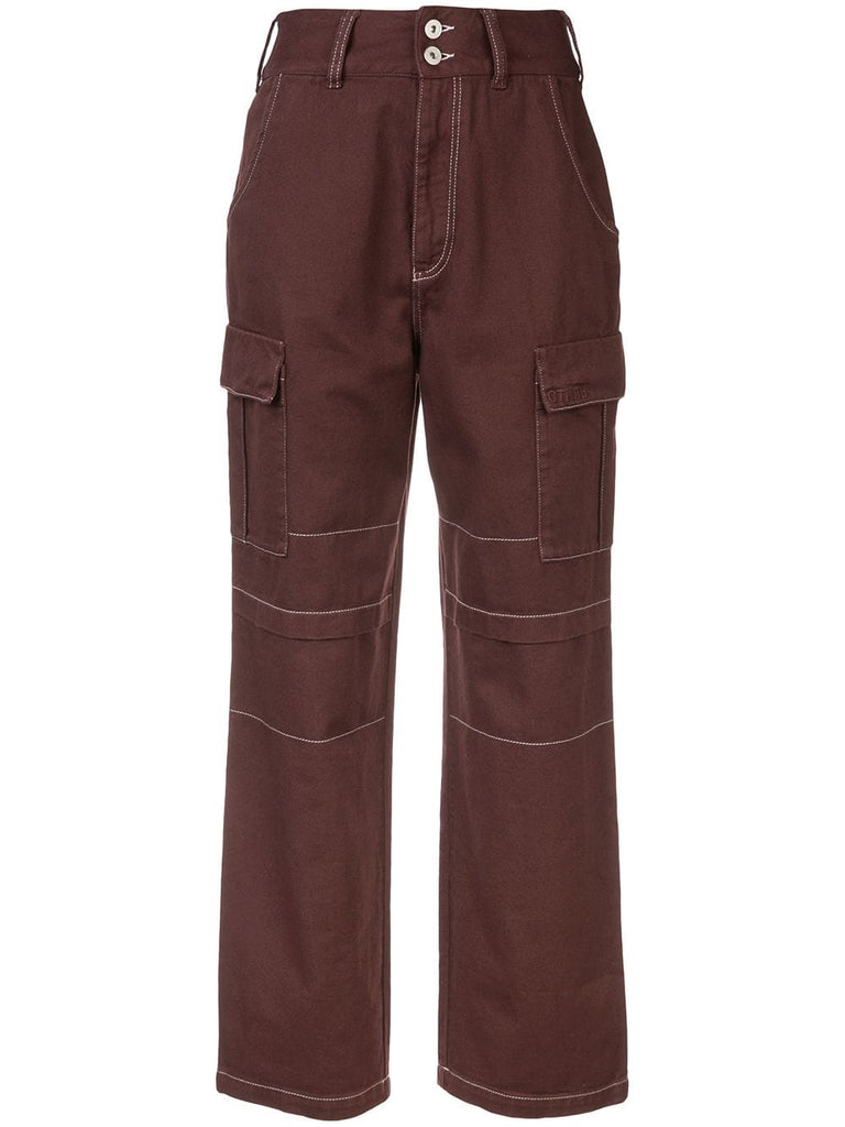 wide leg cargo pants