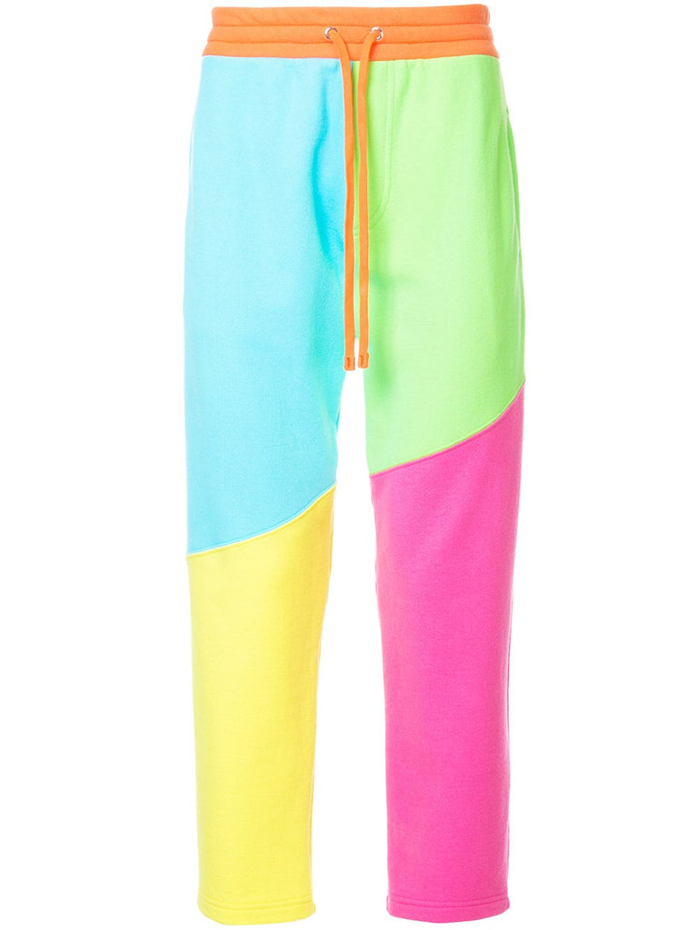 colour block track pants