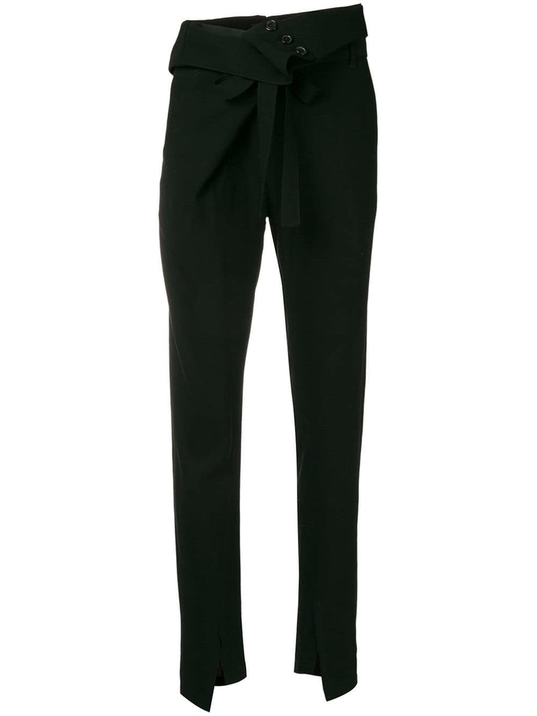 foldover waistband trousers