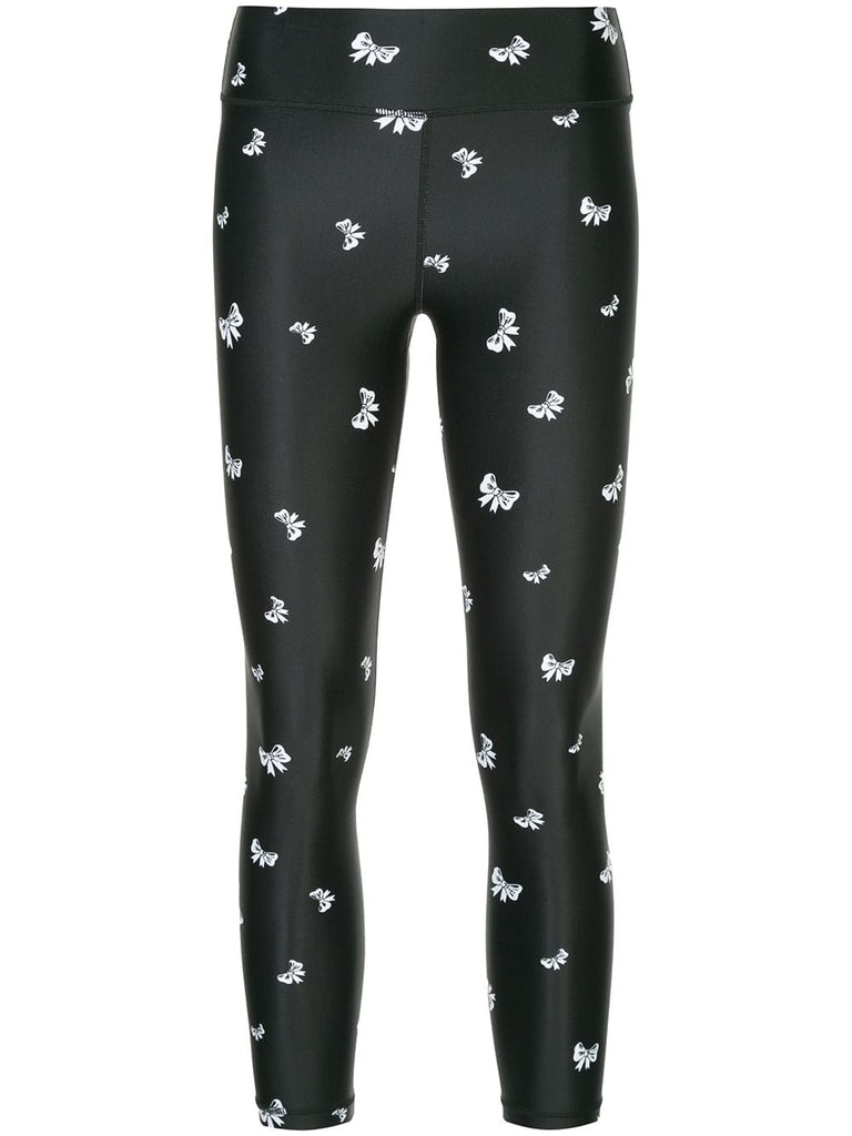 bow print leggings