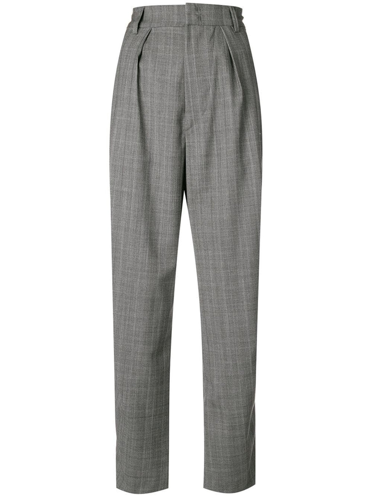 Nimura check trousers