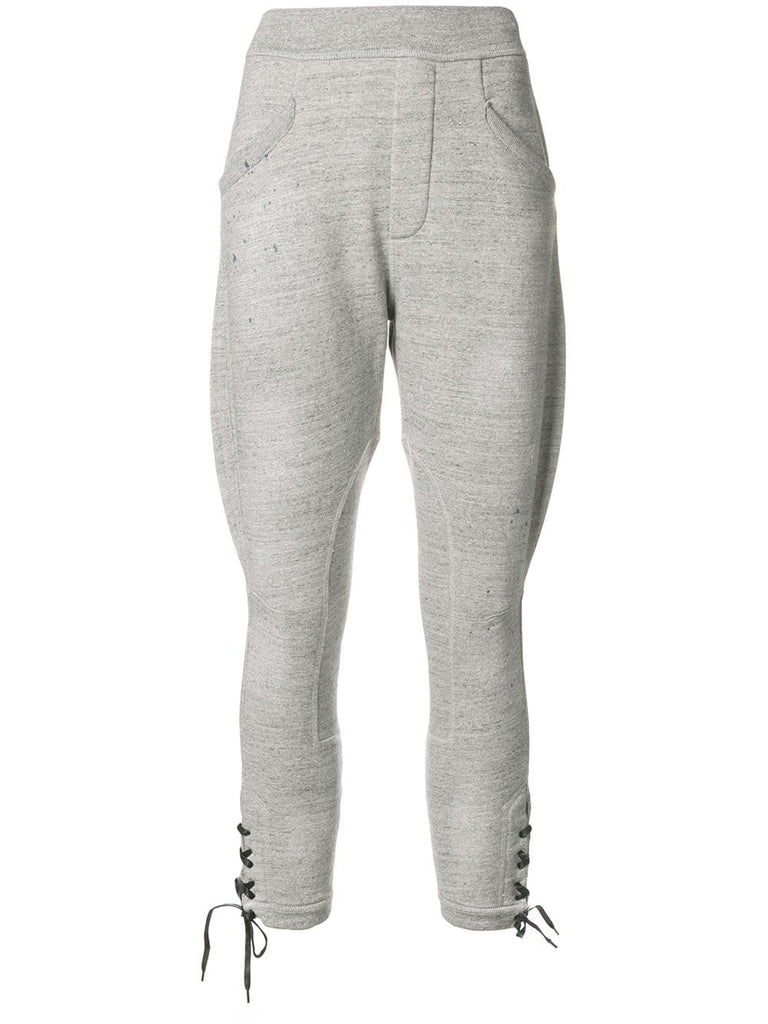 lace-up joggers