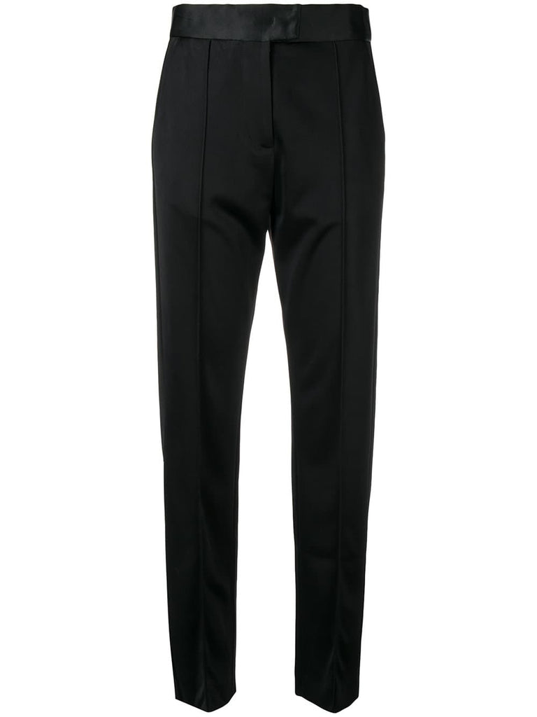 tapered tailored trousers