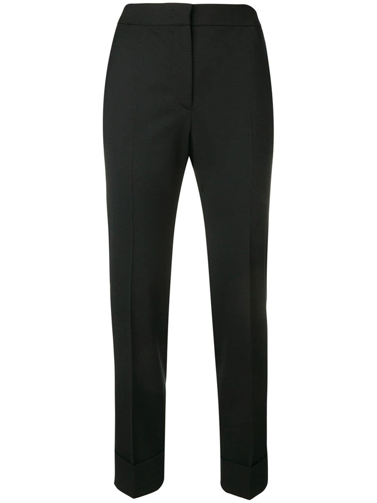 cropped formal trousers