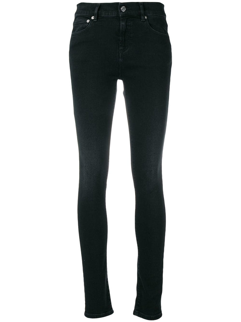 five-pocket skinny jeans