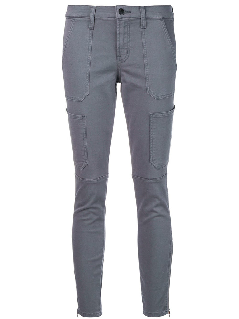 utility pocket skinny trousers