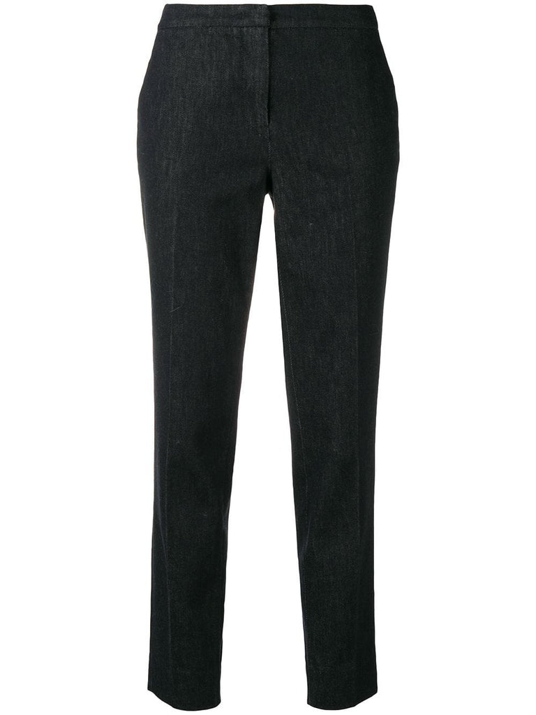 cropped tapered trousers