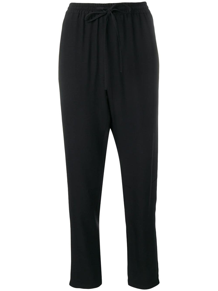 tapered leg relaxed trousers