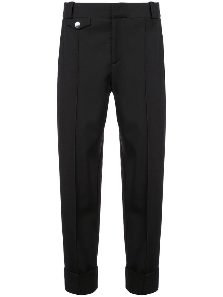 Wool Suiting Tapered Pants