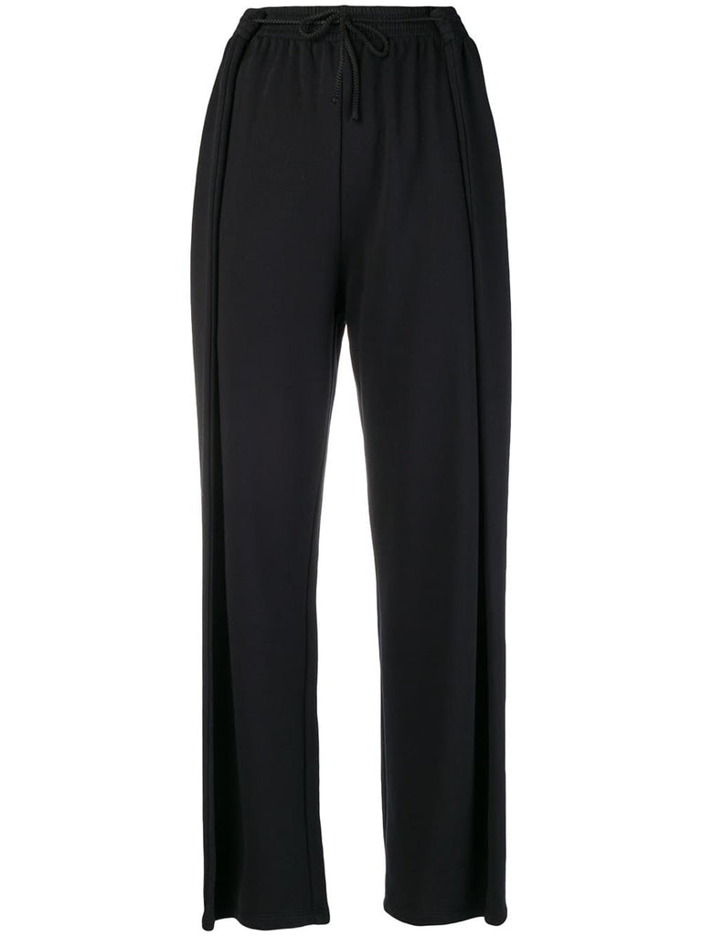 pleat-detail track pants