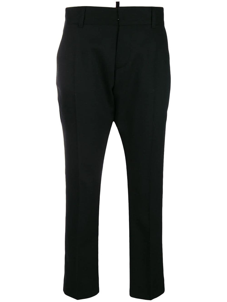 cropped tailored trousers