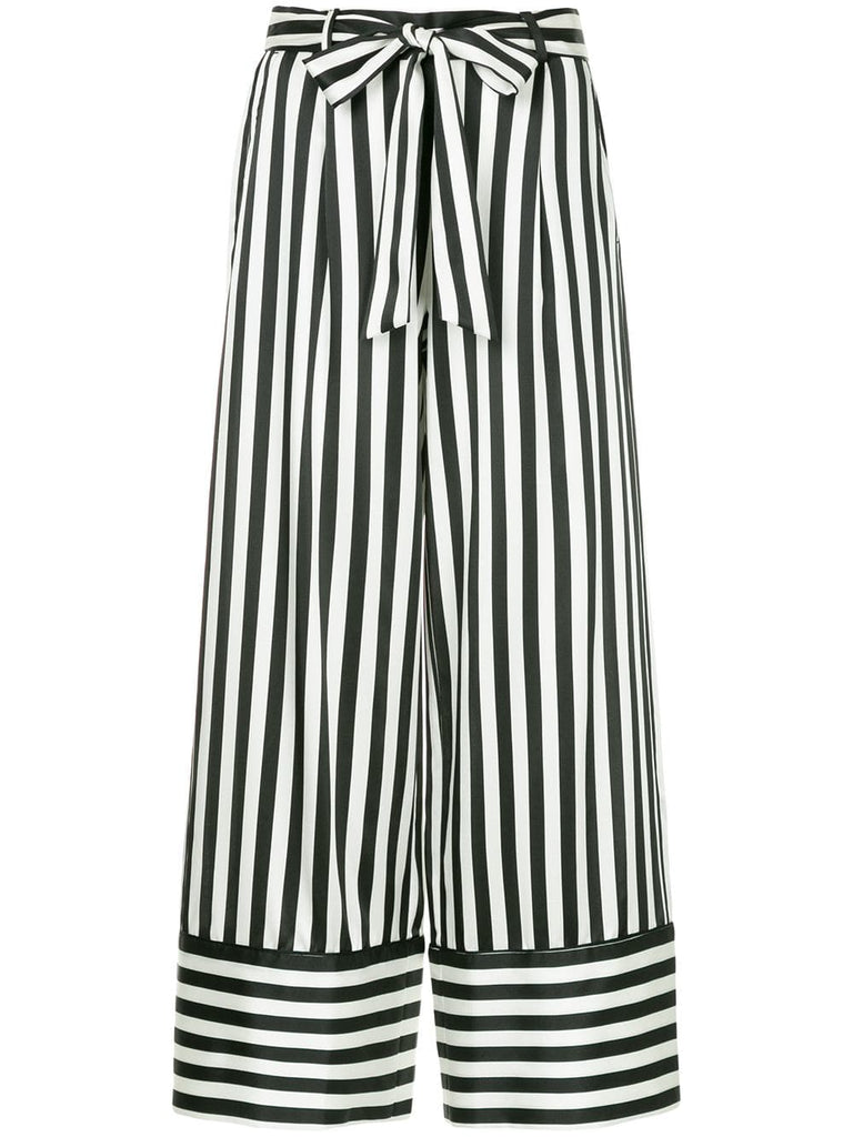 Silk Stripe Pant Riviera