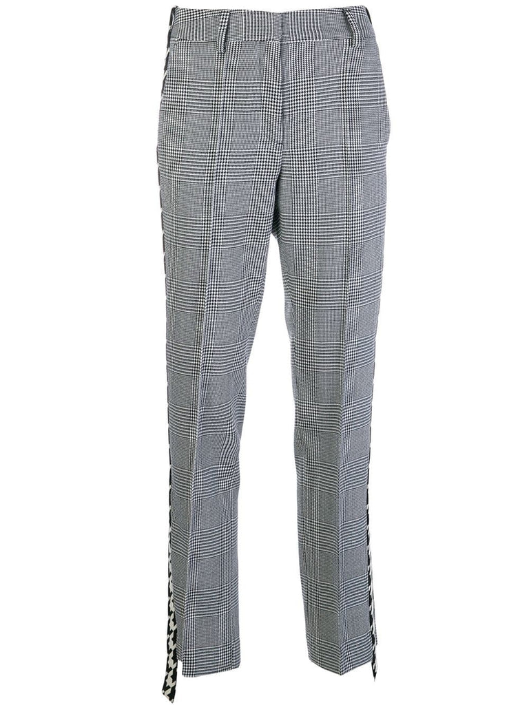 stripe detail tailored trousers