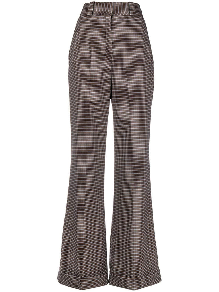 masculine wide-leg trousers