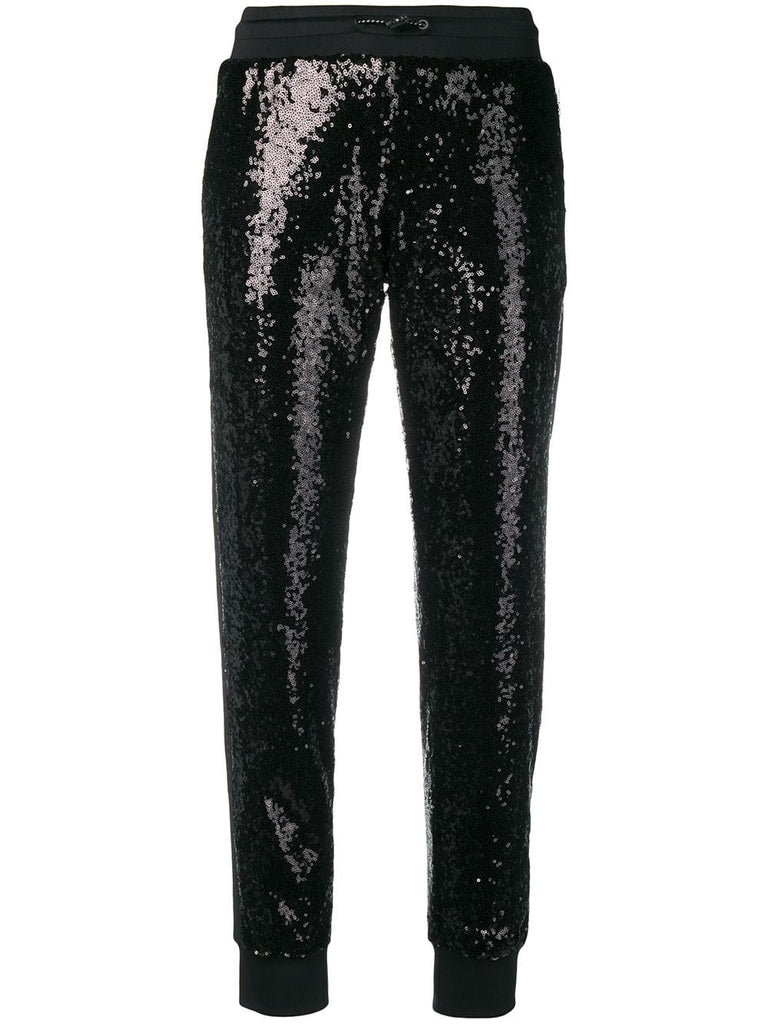 sequinned jogging bottoms