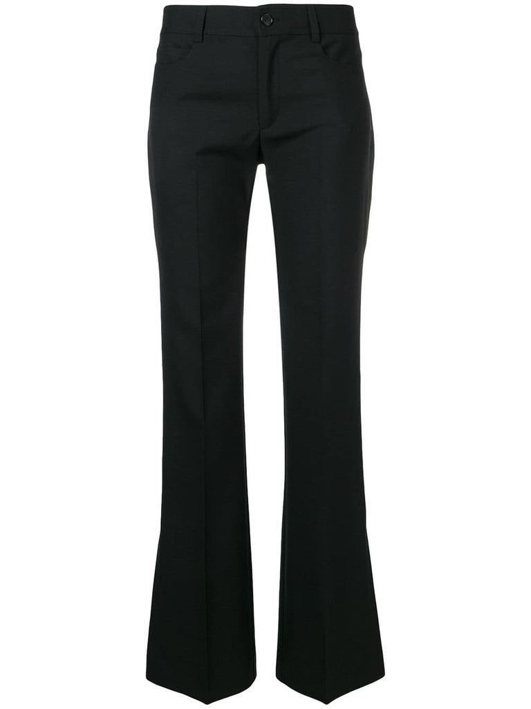 flared fit trousers