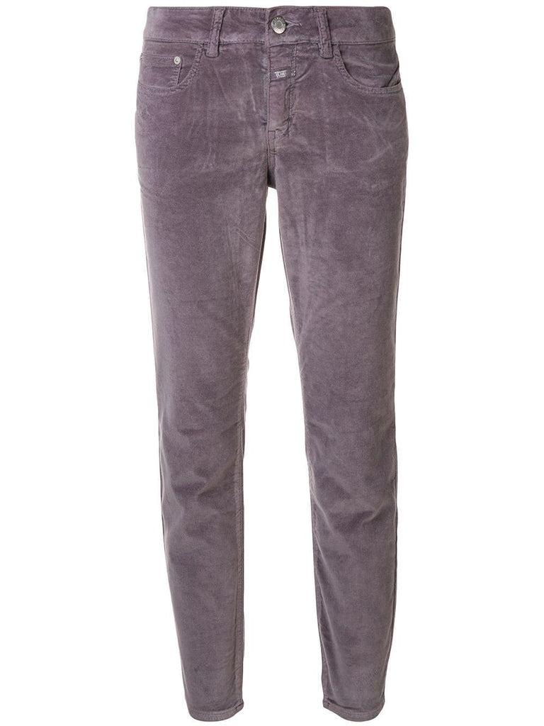 classic slim-fit trousers